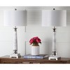Colleen Table Lamp (Set of 2) - 31 Inch Height - LIT4277 - White Marble - Safavieh - 4 of 4