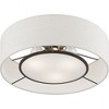 Livex Lighting Ellsworth 3 - Light Semi-Flush Mount in  Brushed Nickel/Shiny White - 2 of 3