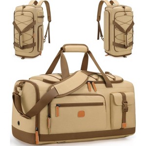 3-in-1 Sports Duffle Bag with Shoe & Laptop Compartments, Anti-Theft Weekender Carry-On Backpack for Travel & Gym - 1 of 4