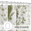 LunaLulinlk Floral Fabric Shower Curtain - 4 of 4