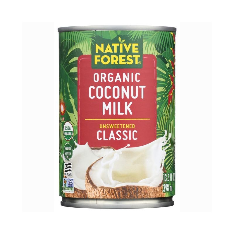 Native Forest Organic Coconut Milk - Unsweetened Classic 13.5 fl oz Can, 1 of 3