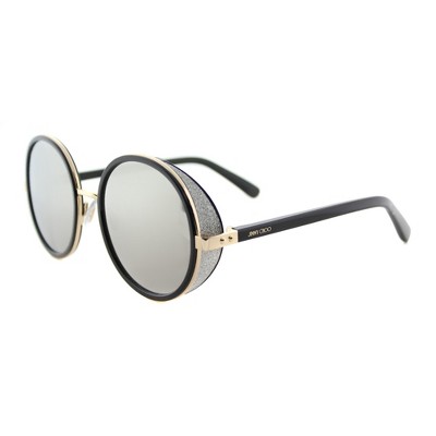 Jimmy Choo Andie/S J7Q M3 Mens Round Sunglasses Gold 54mm