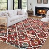 Acekool Tie-Dye Lantern Area Rug Collection, Washable Foldable Faux  Feel, Non Slip, TPR Back, Multicolor Gray Blue Black, Various Sizes - 2 of 4
