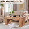 48" Coffee Table, Modern Wooden Living Room Table with Hidden Storage Drawer, Center Tables - 2 of 4