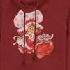 Juniors Womens Strawberry Shortcake Watercolor Cute Berry Cowl Neck Sweatshirt - 2 of 3