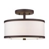 Livex Lighting Park Ridge 2 - Light Semi-Flush Mount in  Bronze - 4 of 4