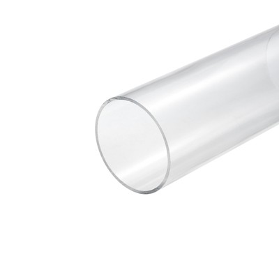Unique Bargains Lamp and Lantern Water Cooling System Acrylic Rigid Round Pipe Clear 10"