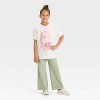 Girls' Sabrina Carpenter Oversized Short Sleeve Graphic T-Shirt - White - 4 of 4