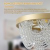 KAISITE 20inches Crystal Caged Ceiling Fan with Light Kit and Remote Control - 3 of 4