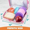 Bentology Lunch Box for Girls - Kids Insulated, Durable Lunchbox Tote Bag Fits Bento Boxes, Containers and Bottles, Back to School Lunch Sleeve Keeps - 4 of 4