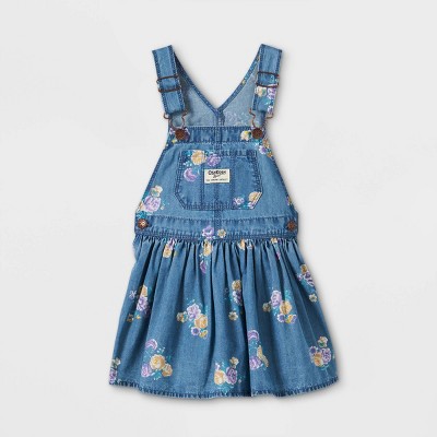 OshKosh Kid Girl Blue Floral Print Dress main image 1