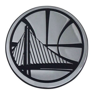 NBA Golden State Warriors 3D Chrome Metal Emblem