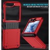 Nakedcellphone Rizz Case Combo for Samsung Galaxy Z Flip 6 5G Phone - Hybrid Cover and Belt Clip Holster Holder Combination - 4 of 4