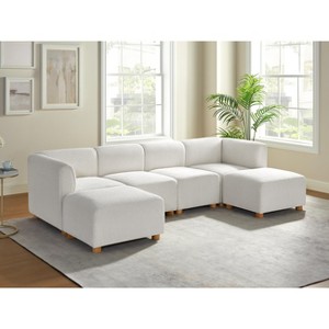 VANOMi Modular Couch, Upholstered Corner Sectional Sofa - 1 of 4