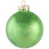 Northlight 2-Finish Glass Christmas Ball Ornaments - 2.5" (65mm) - Pistachio Green - 9ct - 4 of 4