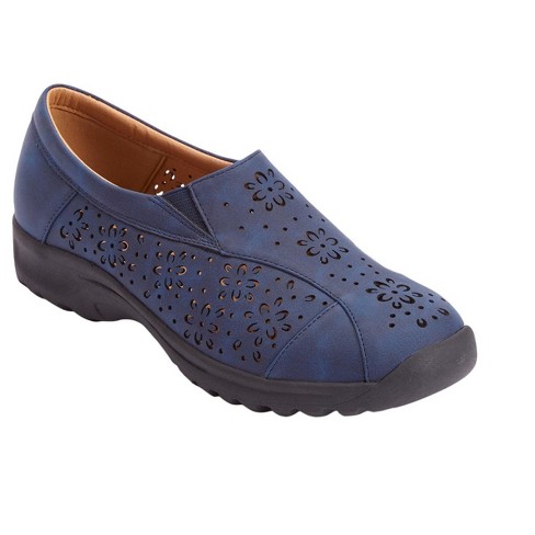 Navy dress outlet shoes wide width