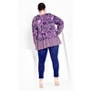 Avenue Women's Plus Size Imari Empire Waist Spliced Top - 3 of 4