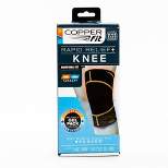 Copper Fit Rapid Relief Knee Wrap - Black