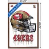 Trends International NFL San Francisco 49ers - Drip Helmet 20 Framed Wall Poster Prints - 3 of 4