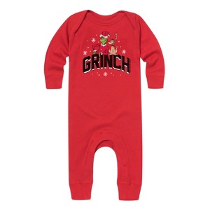 Boys' Dr. Seuss The Grinch Christmas Grinch & Max  - Red - 18 Months - 1 of 3