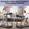 BestParts Treadmill Office Treadmill - Height Adjustable, 2.5 HP Quiet Motor, 300 lb Capacity, Foldable Walking Pad, for Home/Office - 3 of 4