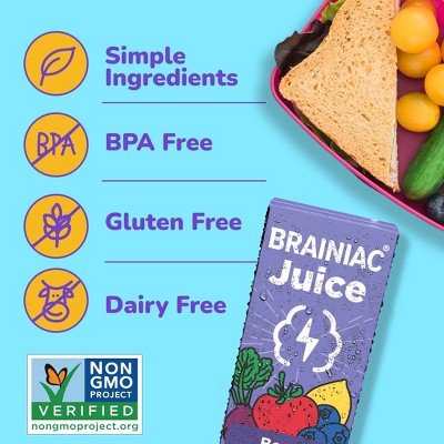 Brainiac Kids Berry Lemonade Juice Drink 8 pk/6.75 fl oz Boxes