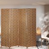 BestMassage Room Divider Wood Screen 4/6 Panels Room Portable Privacy Screen Divider - 2 of 4