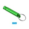 Unique Bargains Aluminum Alloy Camping Hunting Outdoor Survival Signal Whistles with Keychains 5 Pcs - 3 of 4