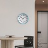 Clockswise Black Analog Clock – Silent, Non-Ticking for Wall, Office Desk, Table and Shelf, Battery-Operated Perfect for Home Office - 4 of 4