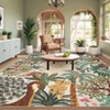 Jungle Rug Washable Area Rugs for Living Room Bedroom Soft Forest Animals Print Rugs - 3 of 4