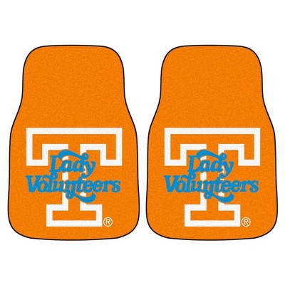 NCAA University of Tennessee Volunteers Carpet Car Mat Set - 2pc