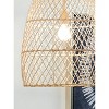 Calett Rattan Pendant Beige - Signature Design by Ashley: UL Listed, Dome-Shaped Ceiling Light Fixture - 3 of 4