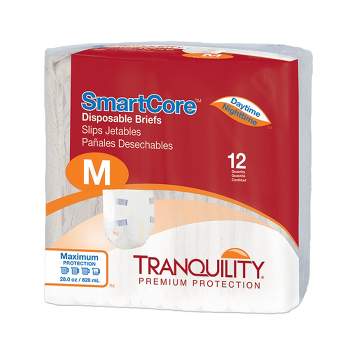 Tranquility Premium Daytime Adult Absorbent Underwear, Disposable, Medium  (34-46), 18ct : Target