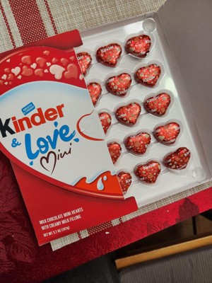 Kinder Valentine's Love Minis Heart Box - 3.7oz : Target