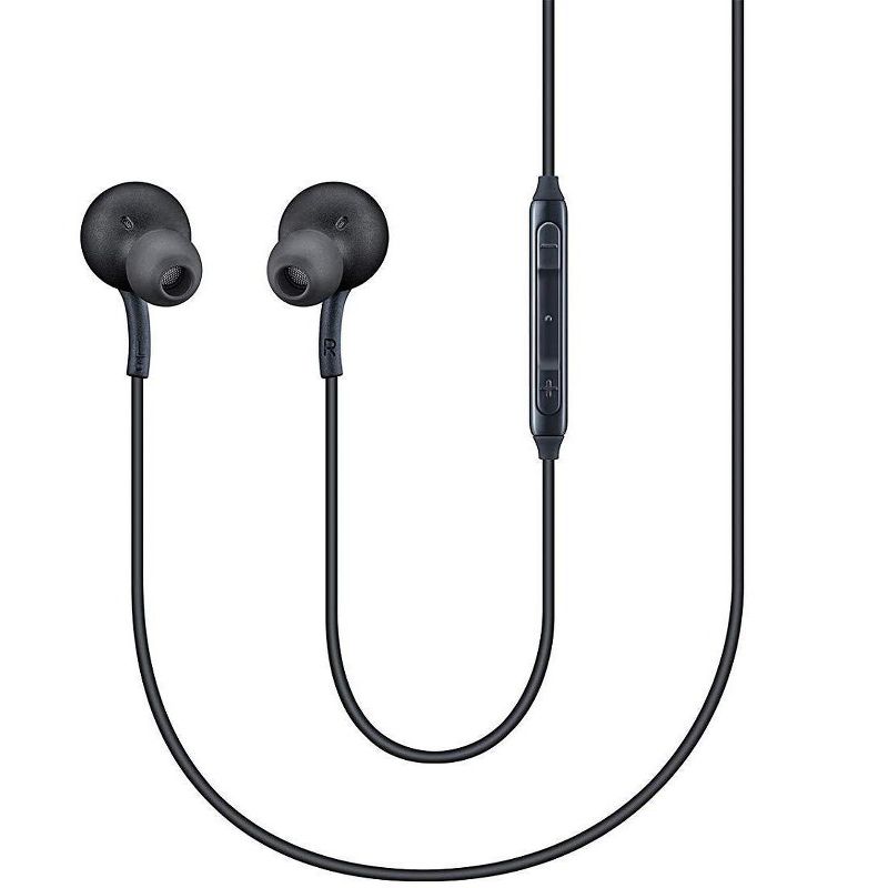 Samsung Stereo Headphones with Microphone for Galaxy S8, S9, S8 Plus, S9 Plus, Note 8 and Note 9 - Designed by AKG - Bulk Packaging - Titanium Grey, 5 of 6