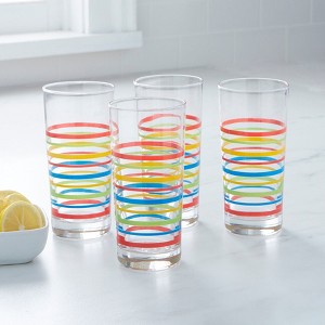 BrylaneHome Bh Exclusive Set Of 4 Santa Fe Highball Glasses - 1 of 1