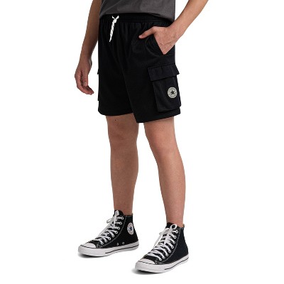 Converse® Boys' Pull-On All Star Logo Mesh Cargo Shorts