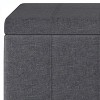Sapphtopaz 35.6" Storage Bench Ottoman with Storage Rectangle Storage Ottoman Entryway Bench for Bedroom, Living Room - 4 of 4