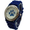 Olivia Pratt Every Day Silicone Paw and Rhinestones Colorful Women Watch - 2 of 4