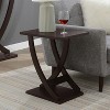 HomeStock Criss-Cross Chairside End Table with Woodgrain Finish, Modern Accent Side Table for Living Room or Bedroom Décor - 3 of 4