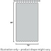 TackView Embossed Pattern Shower Curtain, Microfiber Fabric Shower Liner Waterproof Polyester Fabric - 3 of 4