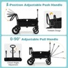 Infans Wagon Stroller for 2 Kids Push Pull Double Stroller with Adjustable Handle - 4 of 4