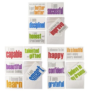 Inspired Minds Note Cards with Envelope, Personal Growth Set, 2 Each of 15 Titles, Set of 30 - 1 of 4