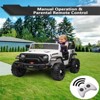 Jojoka 24V 2 Seater Ride on Toys for Kids, Ride on Truck with Remote Control, 20" Wide Seat, MP3, Lights, Powered Car Wheels for Boys Girls - 4 of 4