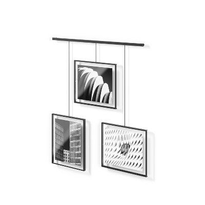 Umbra Exhibit Multi Picture Frame Photo Display, Black : : Home