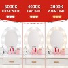 Acekool Kids Vanity Set with Lighted Mirror, Toddler Vanity Table, Chair & Pretend Makeup Playset, Pink for Girls Ages 4-9 - 3 of 4