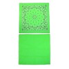CTM Cotton Solid and Paisley Print Neon Bandana Kit (Pack of 2) - 2 of 4