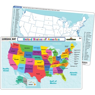 Teacher Created Resources United States of America Map Learning Mat