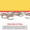 School Smart Loose Leaf Rings, 1-1/2 Inches, Nickel Plated Steel, Pack of 100 - 4 of 4