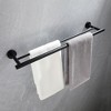 Gulches Modern 5 Piece Bathroom Towel Rack Set - Wall Mount, High-Quality Stainless Steel, Multifunctional - 2 of 4